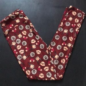 LuLaRoe Christmas reindeer leggings